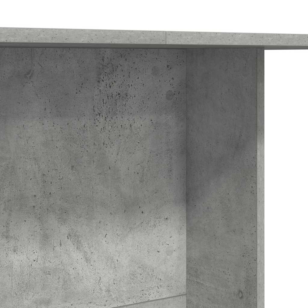 Dining Table Concrete Grey 110 x 60 x 75 cm Engineered Wood