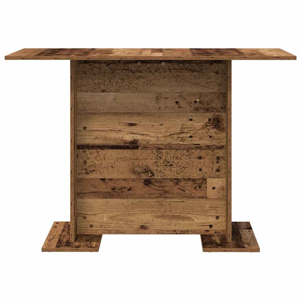 Dining Table Old Wood 110 x 60 x 75 cm Engineered Wood
