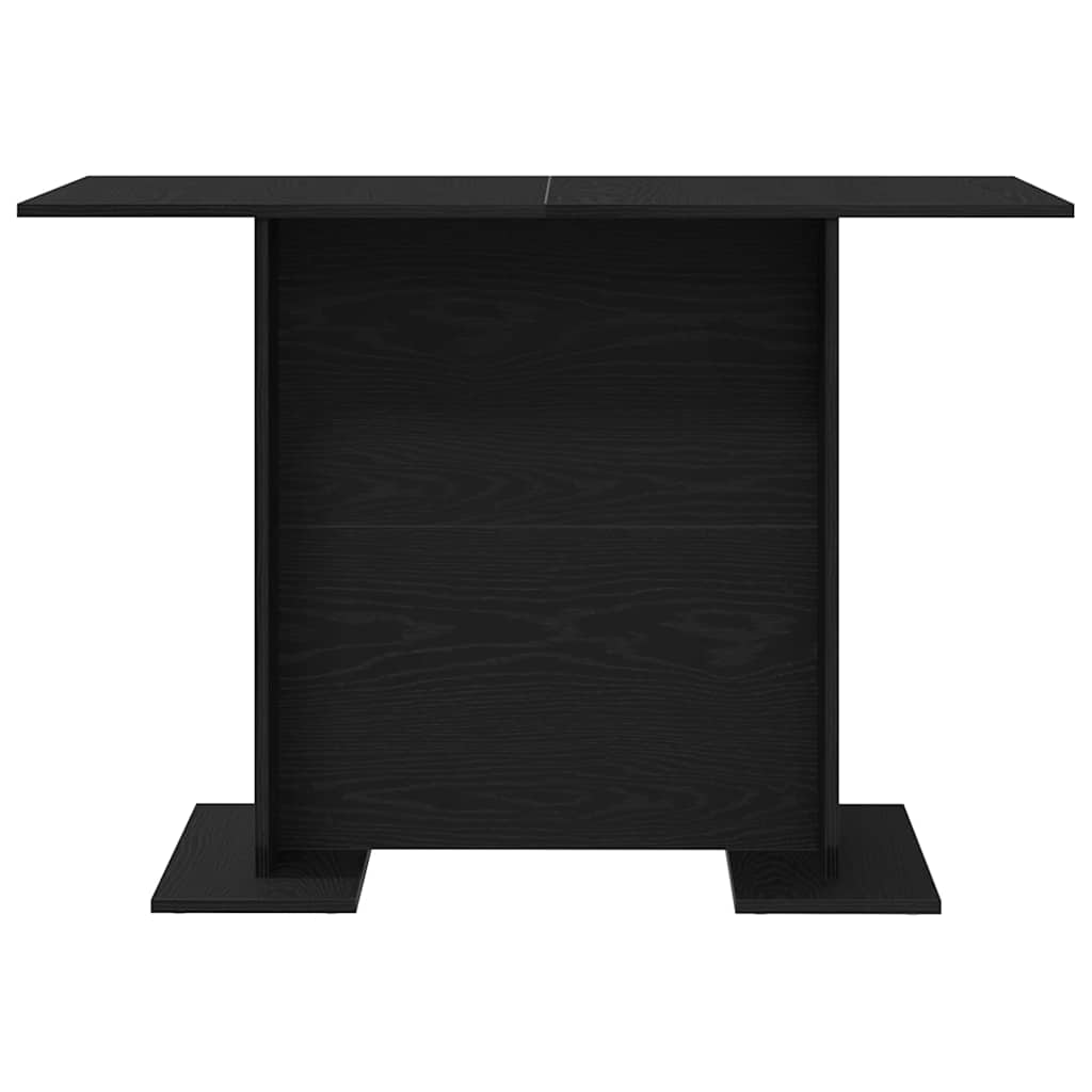 Dining Table 110 x 60 x 75 cm Engineered Wood Black Oak