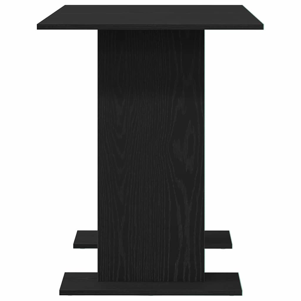 Dining Table 110 x 60 x 75 cm Engineered Wood Black Oak