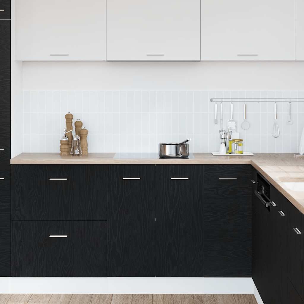 Bottom Cabinet Black Oak 60x46x81.5 cm Engineered Wood