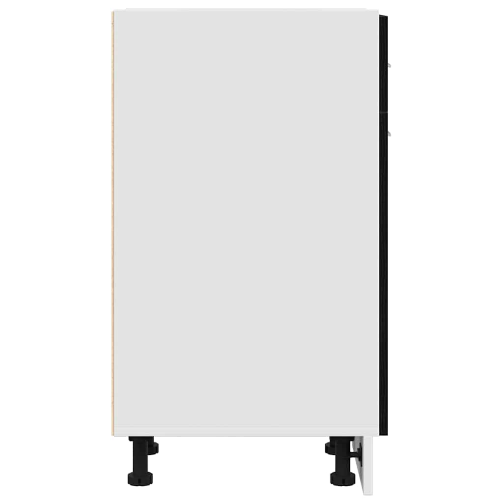 Hanging Cabinet Black Oak 30 x 46 x 81.5 cm Engineered Wood