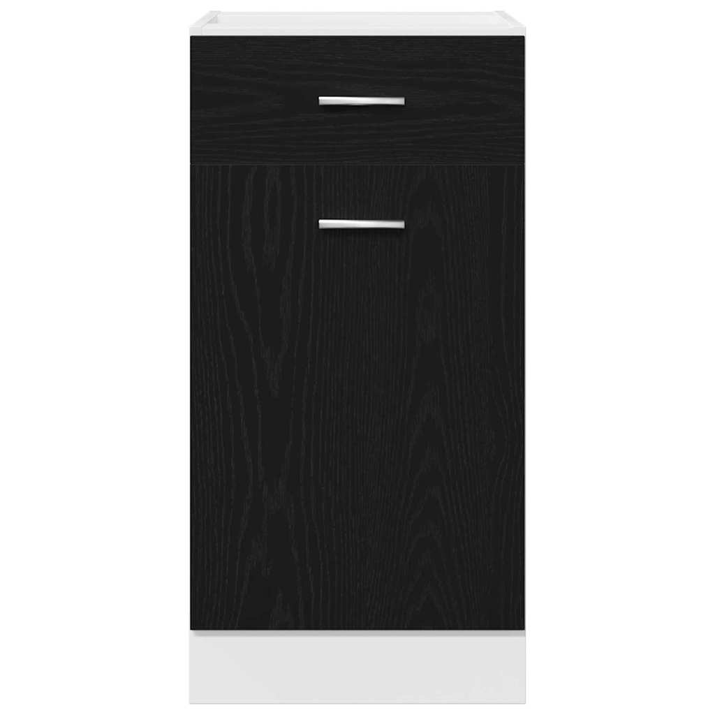 Hanging Cabinet Black Oak 40 x 46 x 81.5 cm Engineered Wood