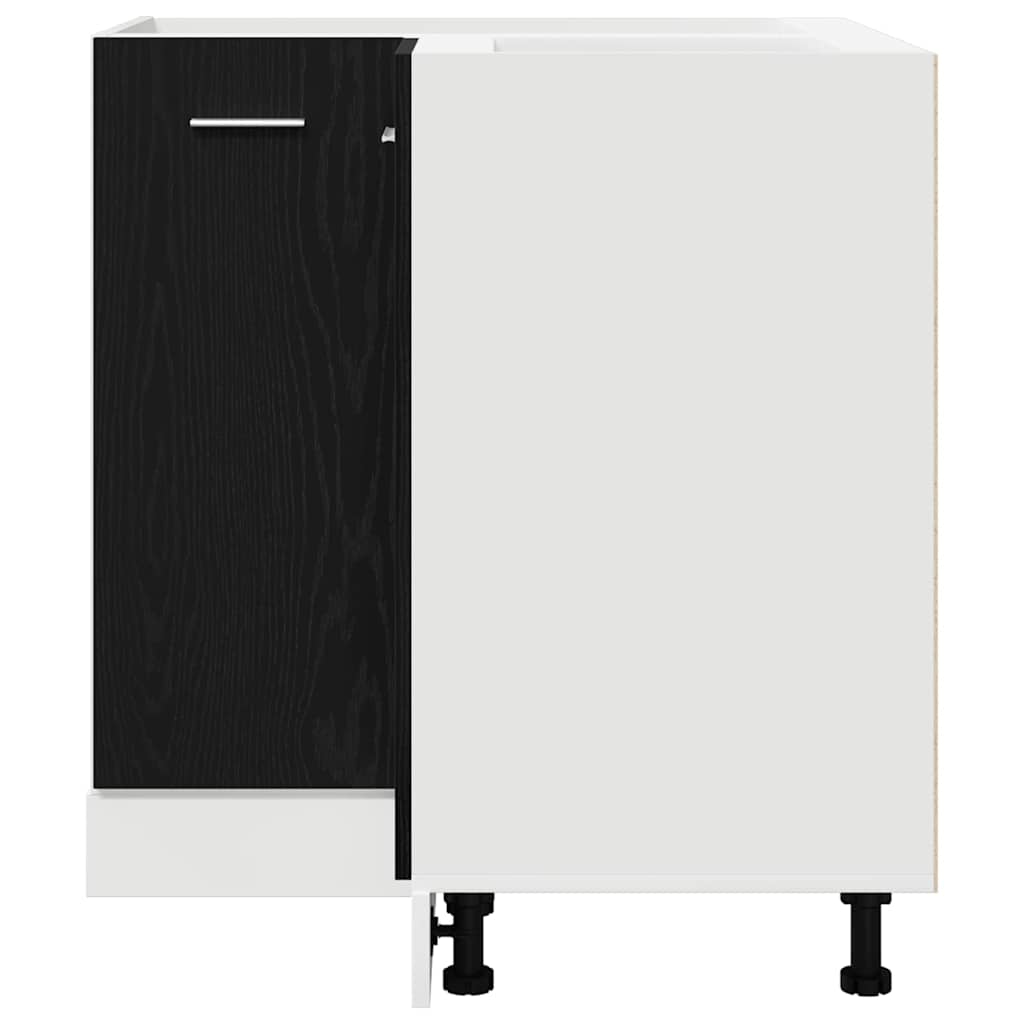 Hanging Cabinet Black Oak 75.5 x 75.5 x 80.5 cm Engineered Wood