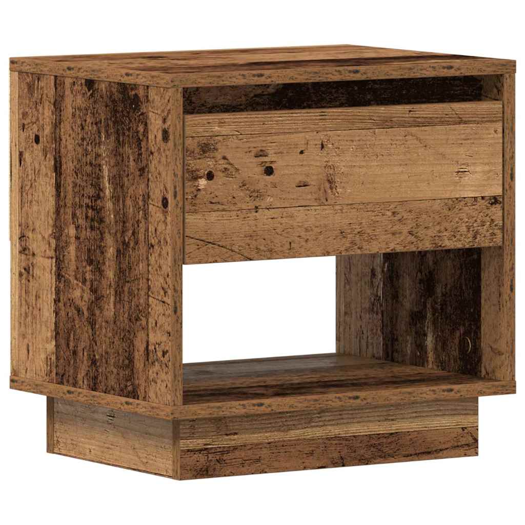 Nightstand 2 pcs Old Wood 45 x 34 x 44 cm Engineered Wood