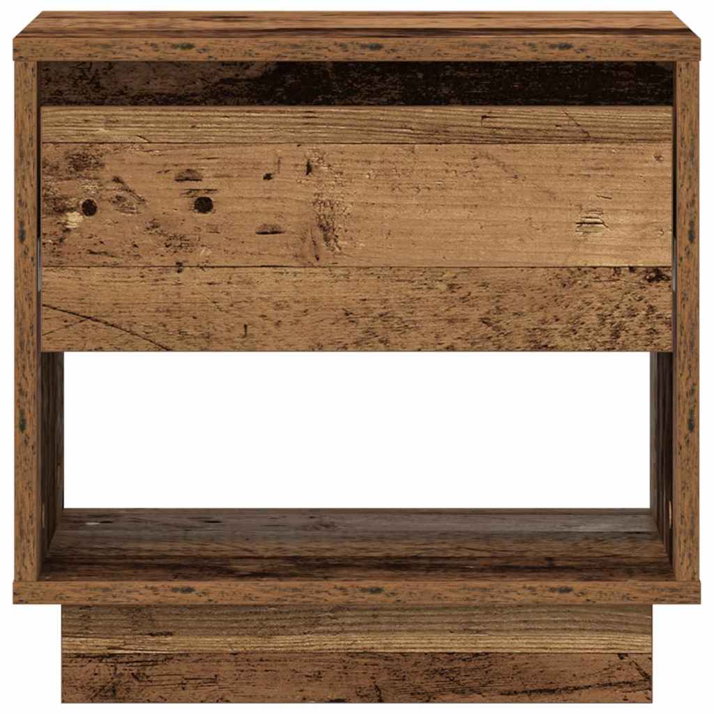 Nightstand 2 pcs Old Wood 45 x 34 x 44 cm Engineered Wood