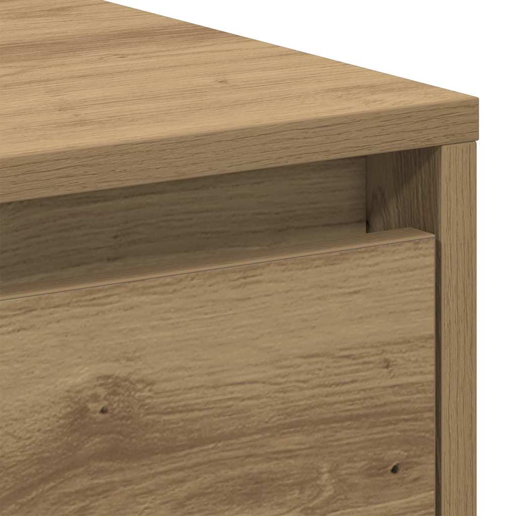 Nightstand 2 pcs Artisan Oak 45 x 34 x 44 cm Engineered Wood