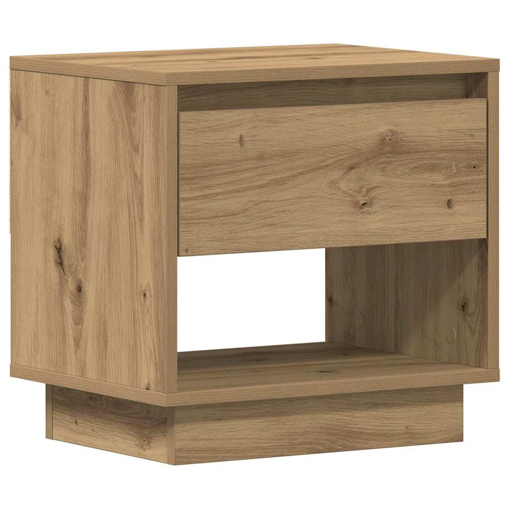 Nightstand 2 pcs Artisan Oak 45 x 34 x 44 cm Engineered Wood