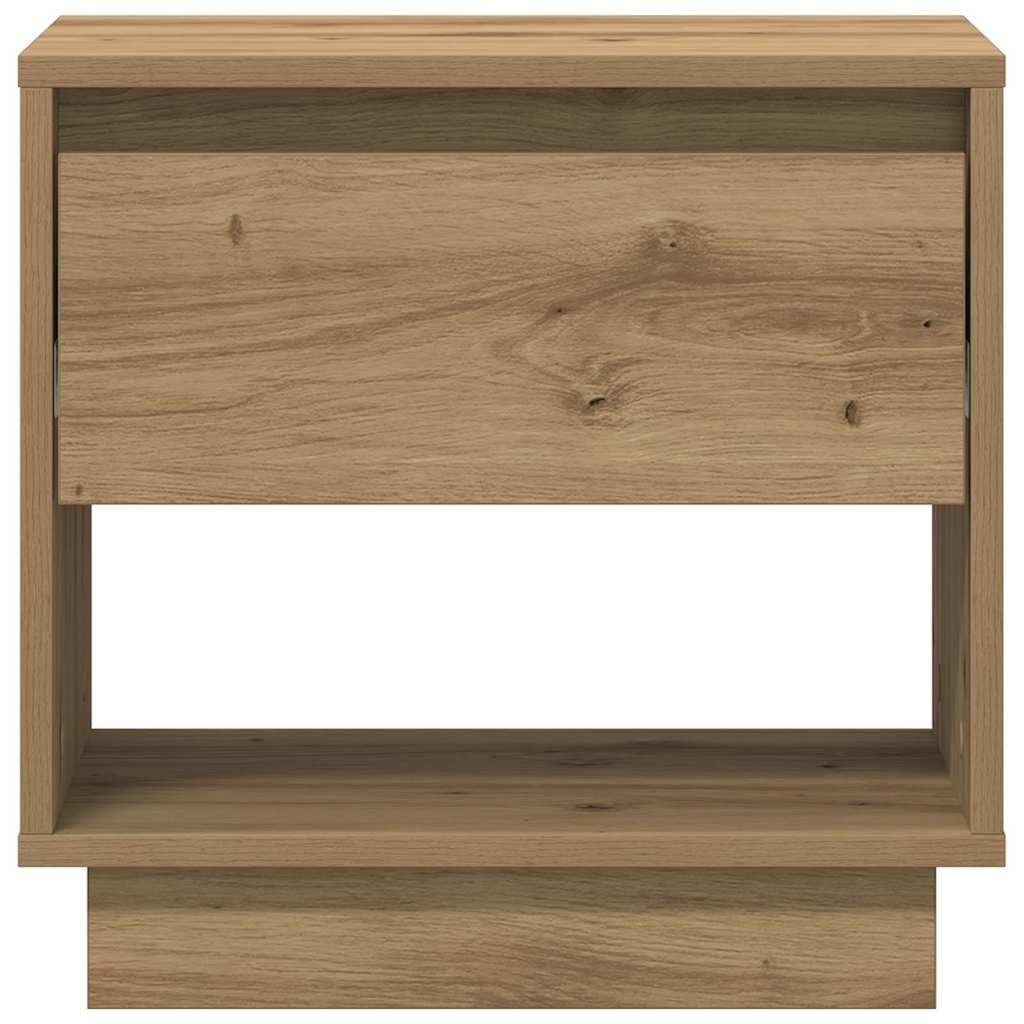 Nightstand 2 pcs Artisan Oak 45 x 34 x 44 cm Engineered Wood