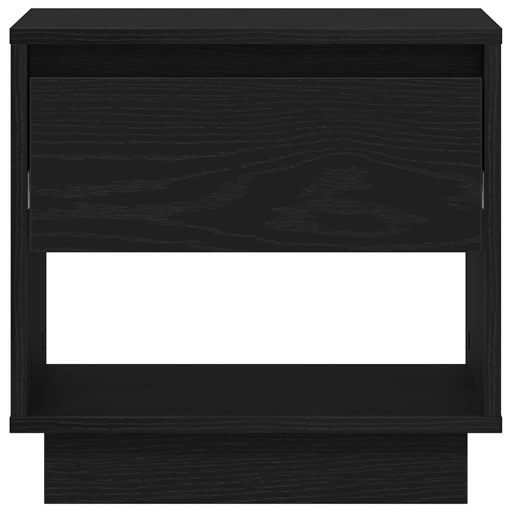 Nightstand 2 pcs Black Oak 45 x 34 x 44 cm Engineered Wood