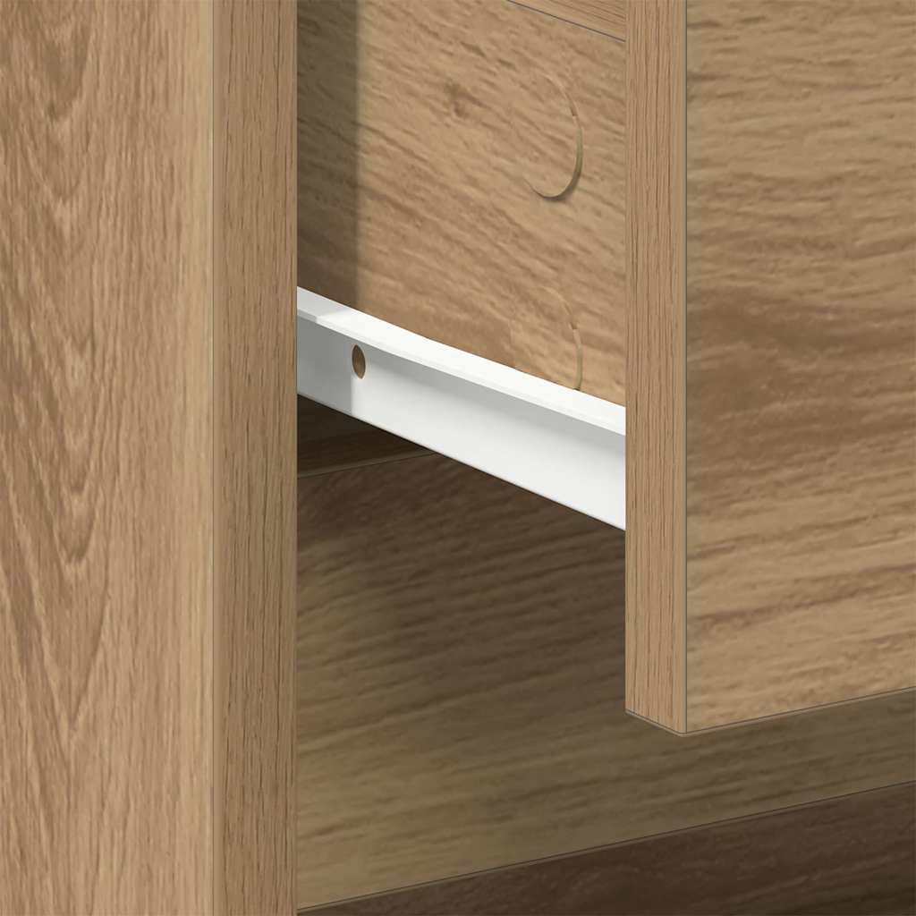 Bedside Cabinet Artisan Oak 45 x 34 x 44.5 cm Engineered Wood