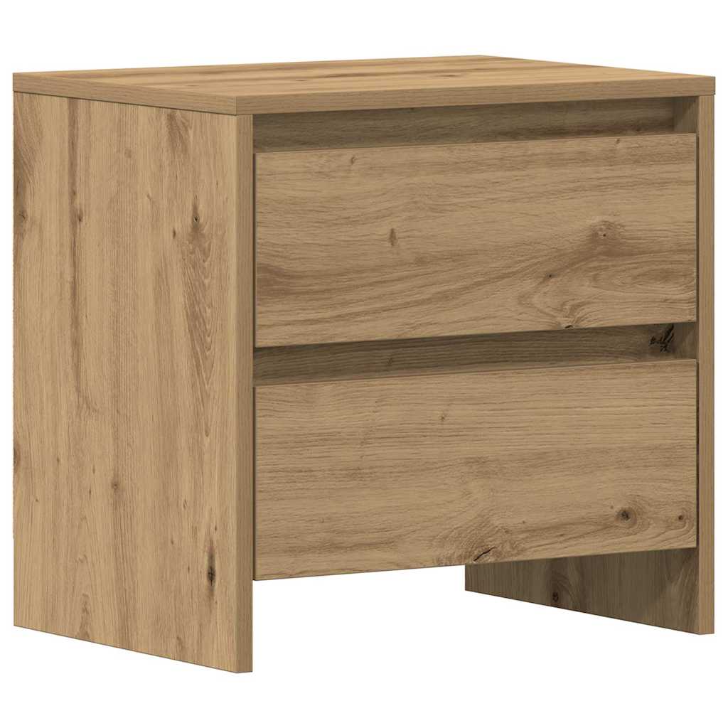 Bedside Cabinet with Drawer 2 pcs Artisan Oak 45 x 34 x 44.5 cm