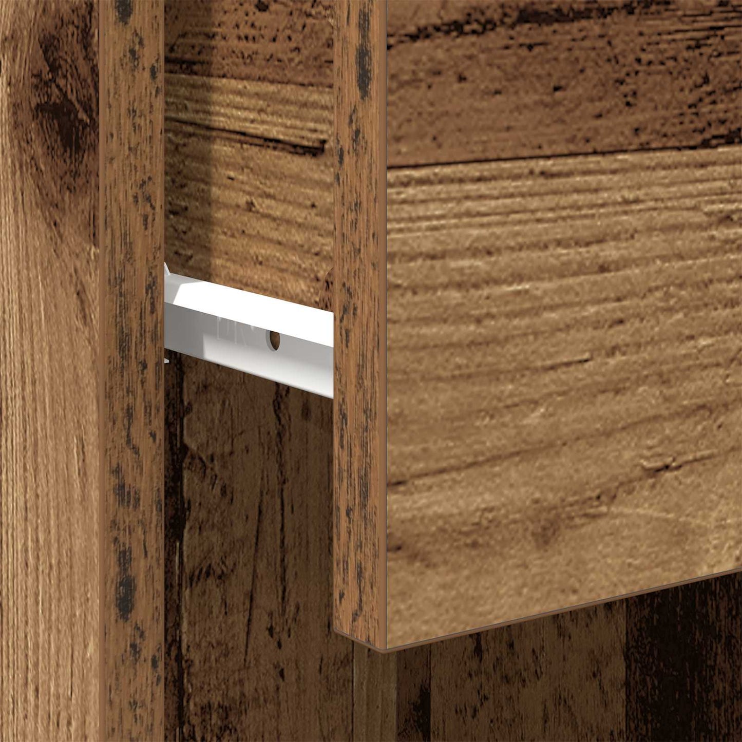 Bathroom Cabinet Old wood 32 x 34 x 90 cm Engineered wood