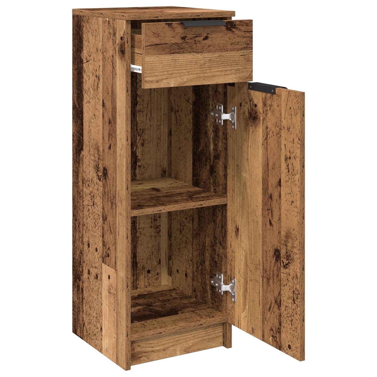 Bathroom Cabinet Old wood 32 x 34 x 90 cm Engineered wood