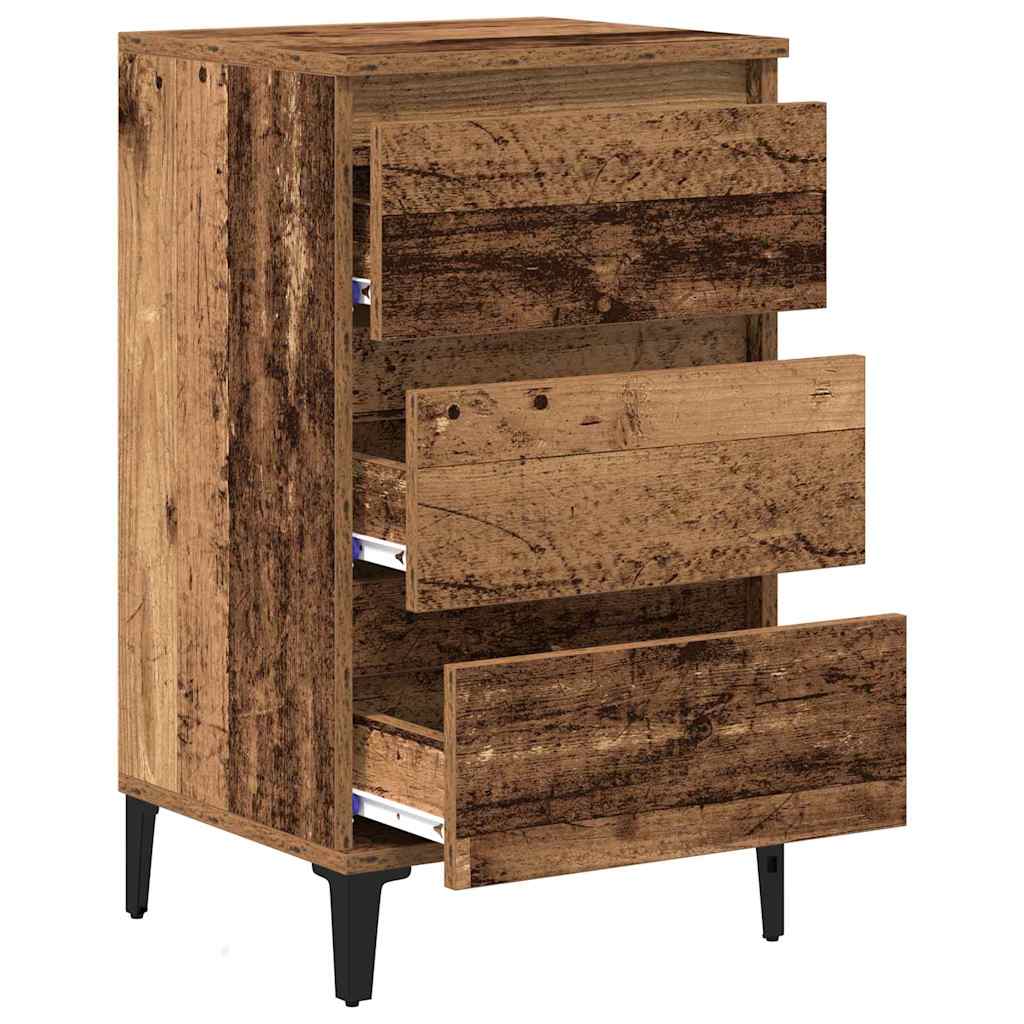 Bedside Cabinet Old Wood 45 x 35 x 44 cm Engineered Wood