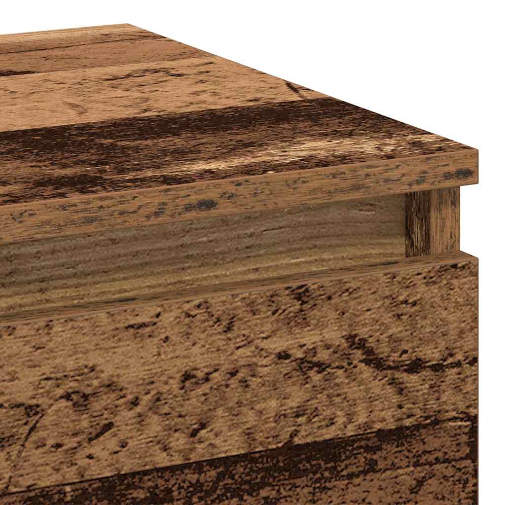 Bedside Cabinet Old Wood 40 x 35 x 50 cm Engineered Wood