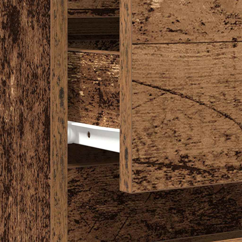 Bedside Cabinet Old Wood 40 x 35 x 50 cm Engineered Wood