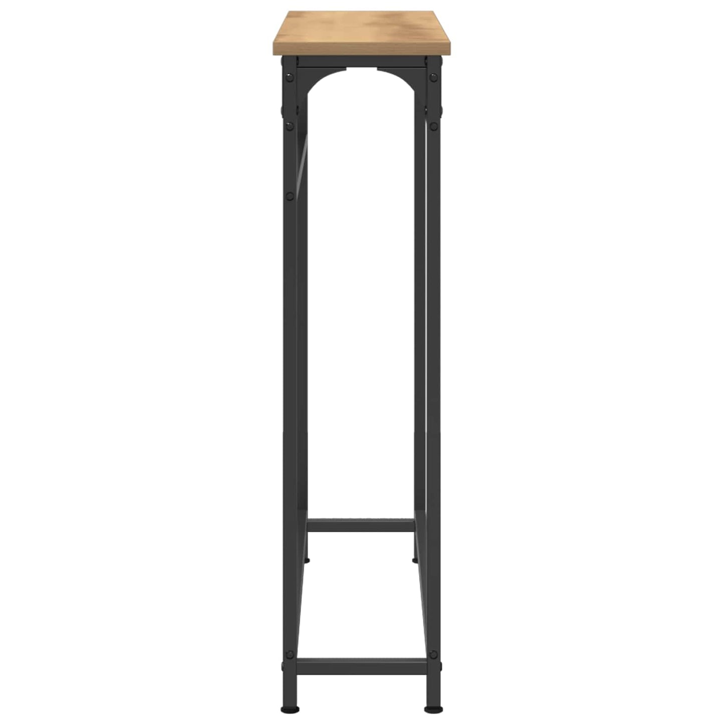 Console Table Artisan Oak 75 x 19.5 x 75 cm Engineered Wood