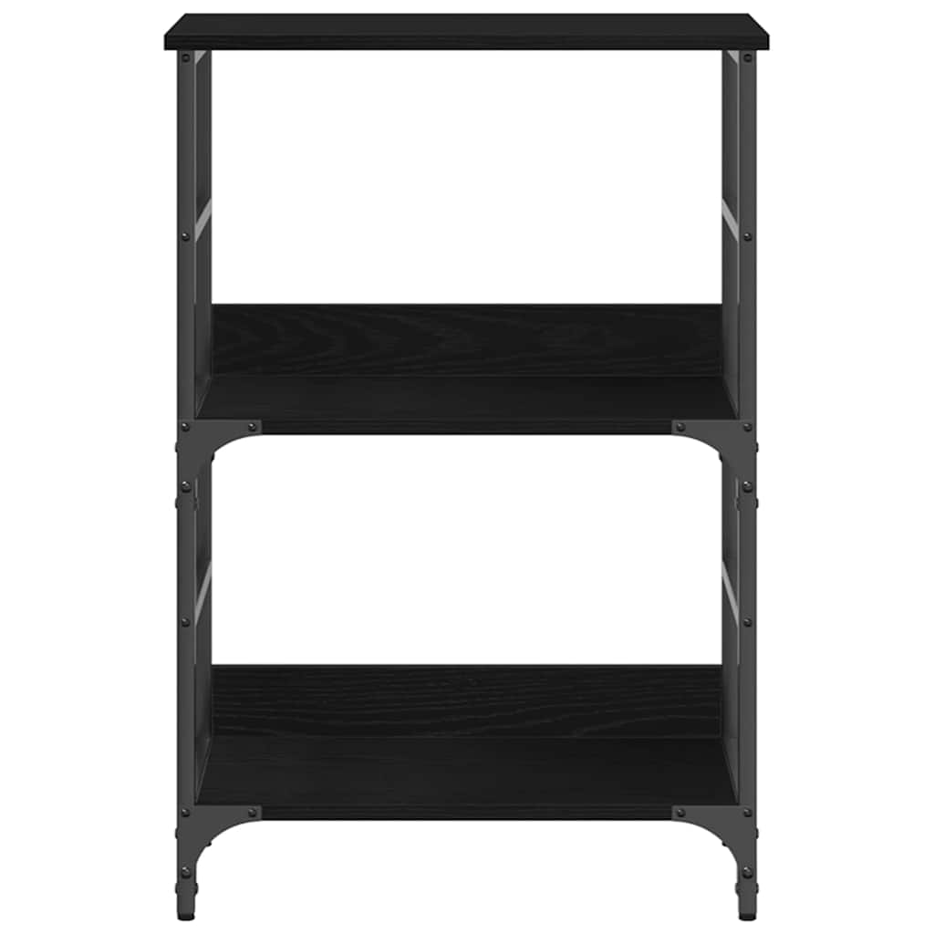 Bookshelf Black Oak 50 x 33 x 82 cm Engineered Wood