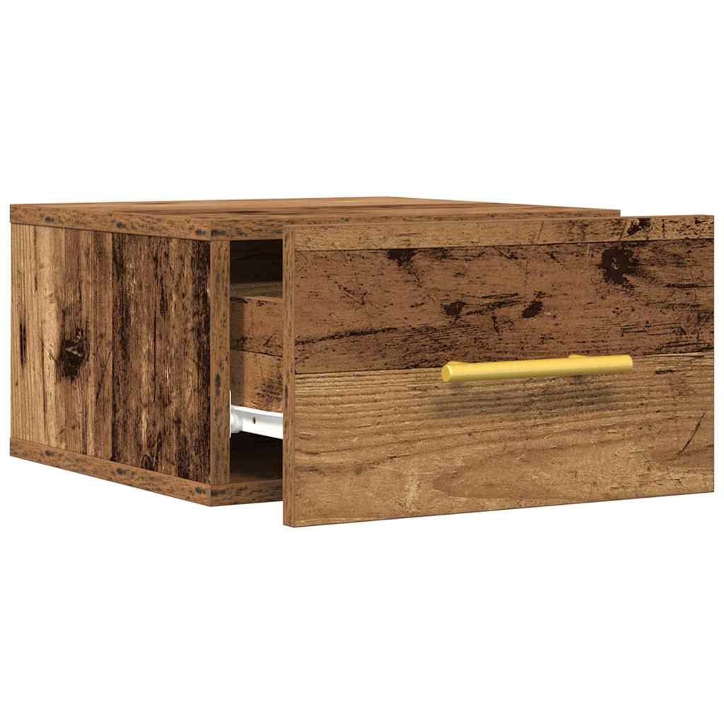 Bedside Cabinet 2 pcs Old Wood 35 x 35 x 20 cm Engineered Wood