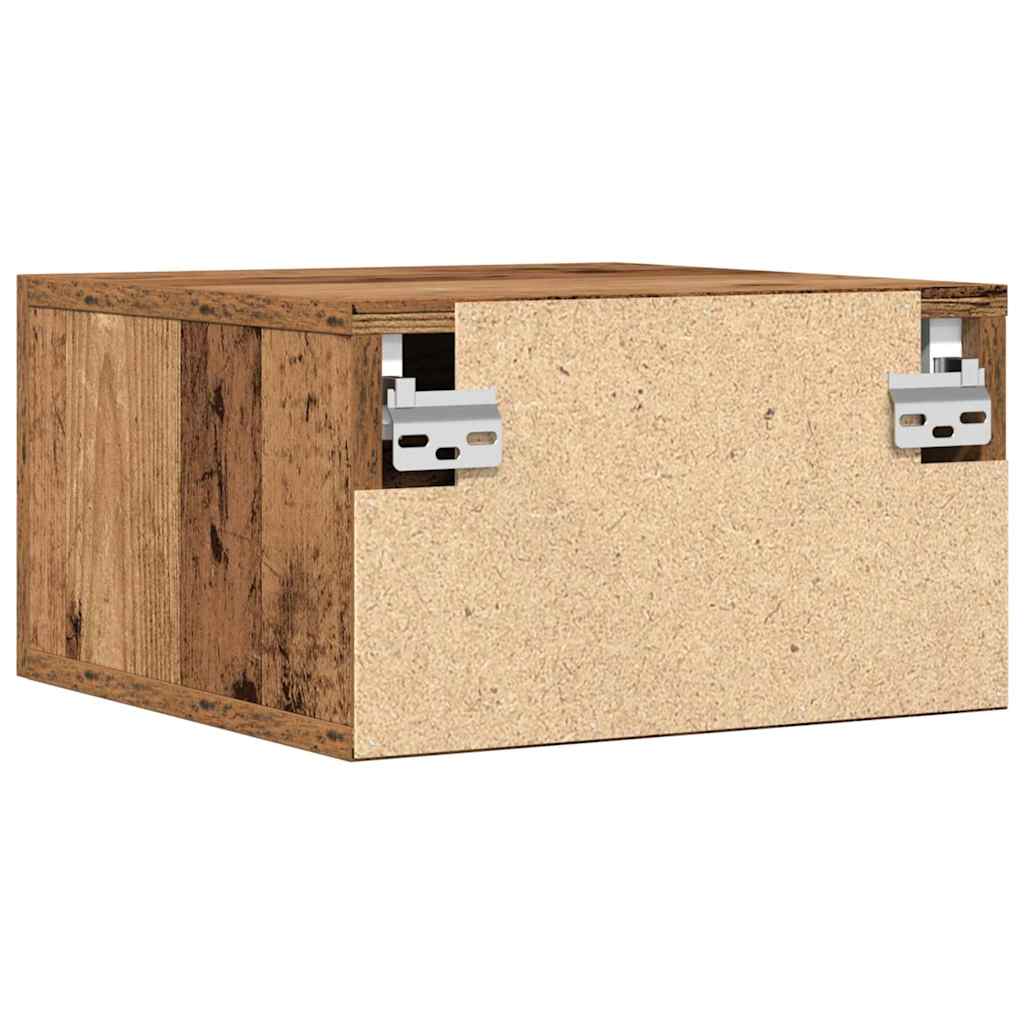 Bedside Cabinet 2 pcs Old Wood 35 x 35 x 20 cm Engineered Wood