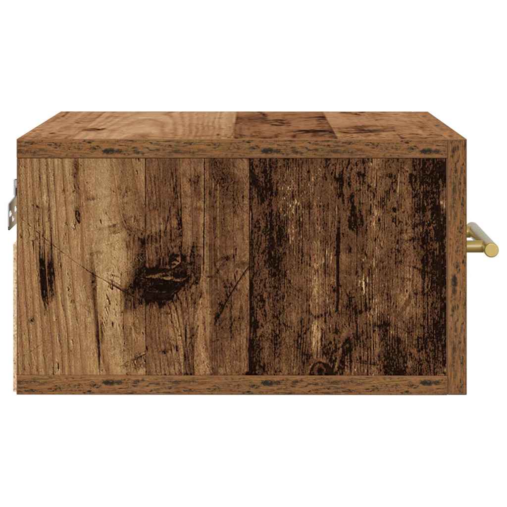 Bedside Cabinet 2 pcs Old Wood 35 x 35 x 20 cm Engineered Wood