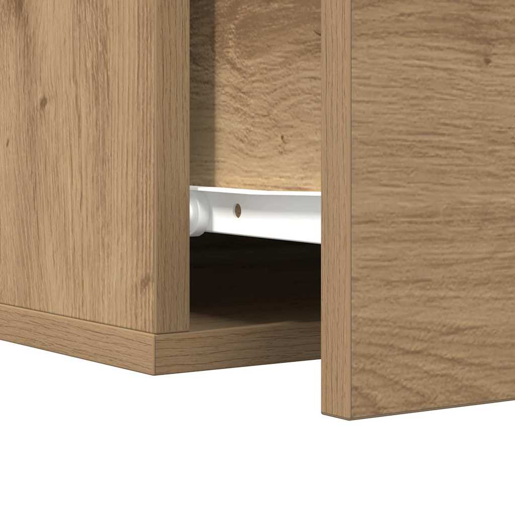 Bedside Cabinet 35 x 35 x 20 cm Engineered Wood Artisan Oak