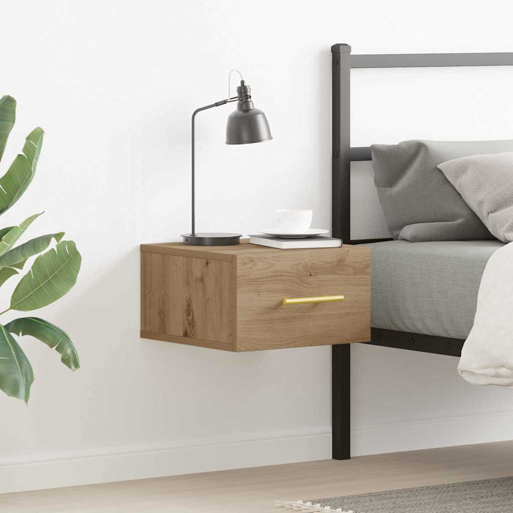 Bedside Cabinet 35 x 35 x 20 cm Engineered Wood Artisan Oak