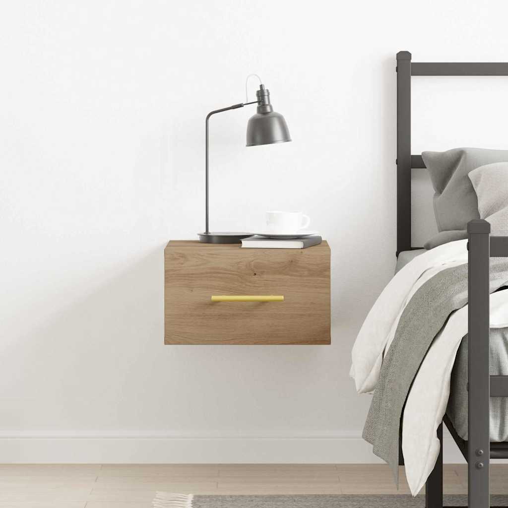 Bedside Cabinet 35 x 35 x 20 cm Engineered Wood Artisan Oak