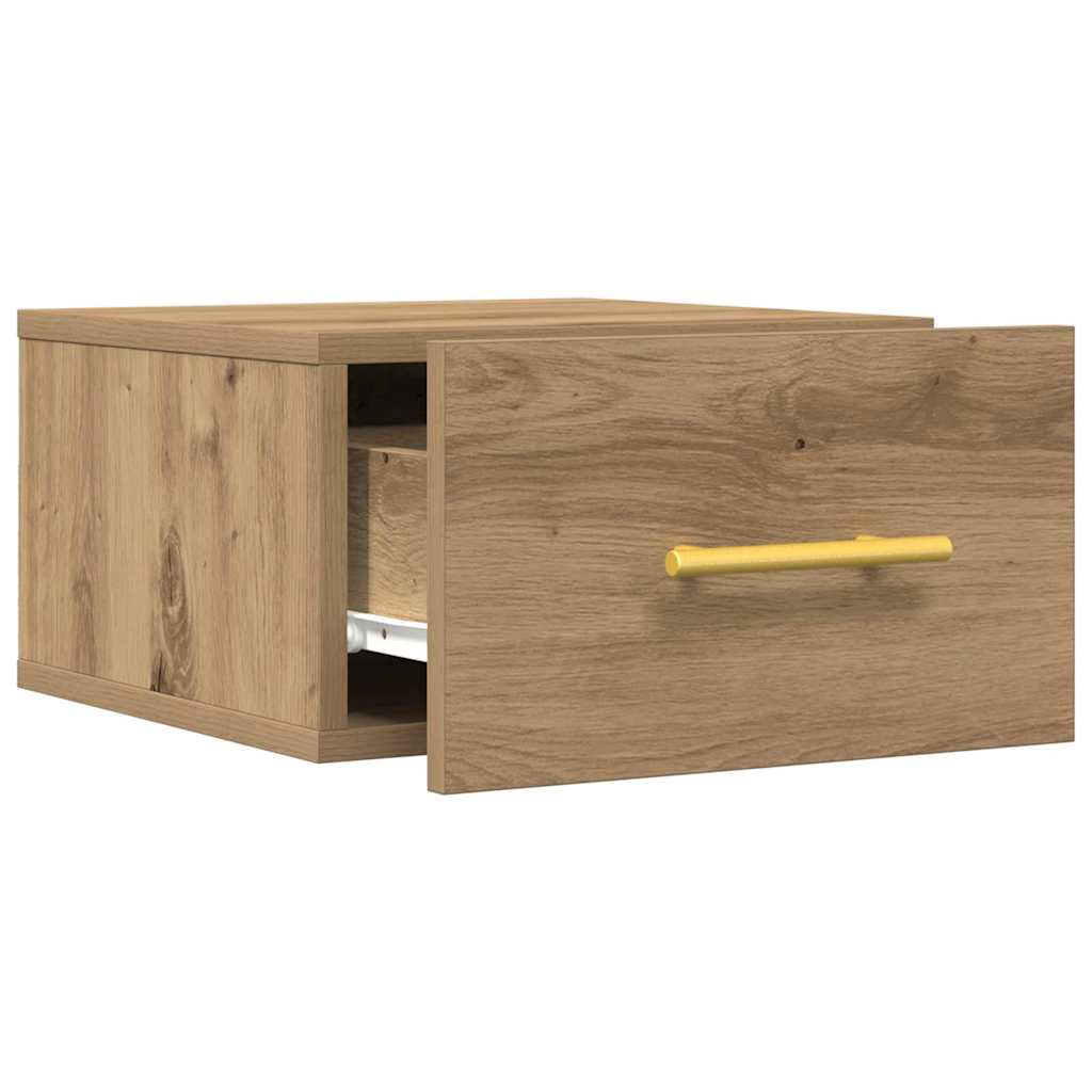 Bedside Cabinet 35 x 35 x 20 cm Engineered Wood Artisan Oak