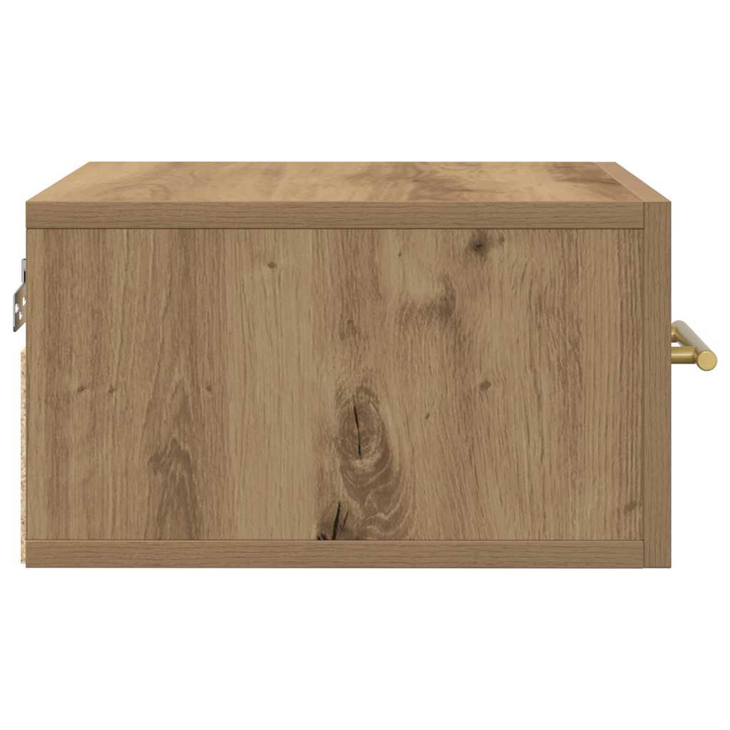 Bedside Cabinet 35 x 35 x 20 cm Engineered Wood Artisan Oak