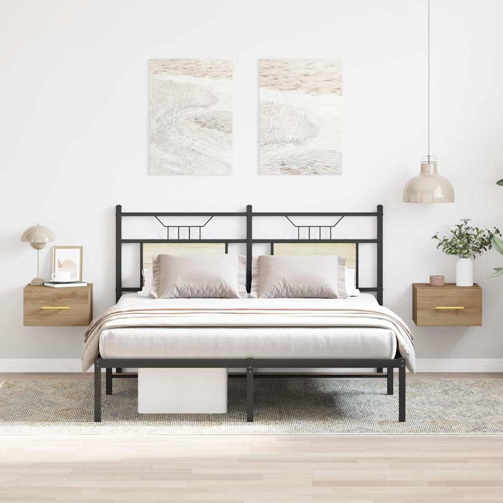 Bedside Cabinet 2 pcs 35 x 35 x 20 cm Engineered Wood