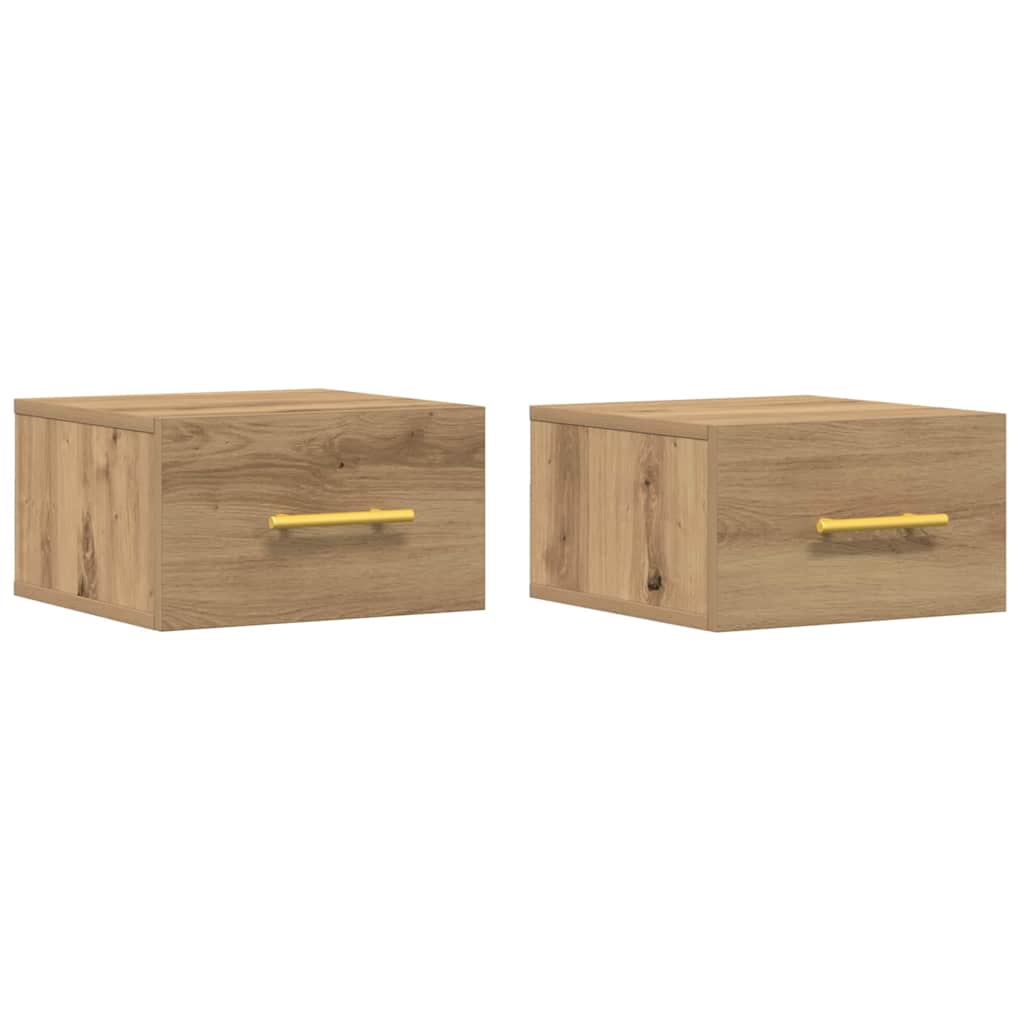 Bedside Cabinet 2 pcs 35 x 35 x 20 cm Engineered Wood