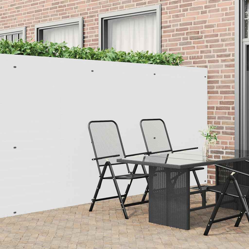 Garden Fence Double-Sided White 1.8x3 m PVC