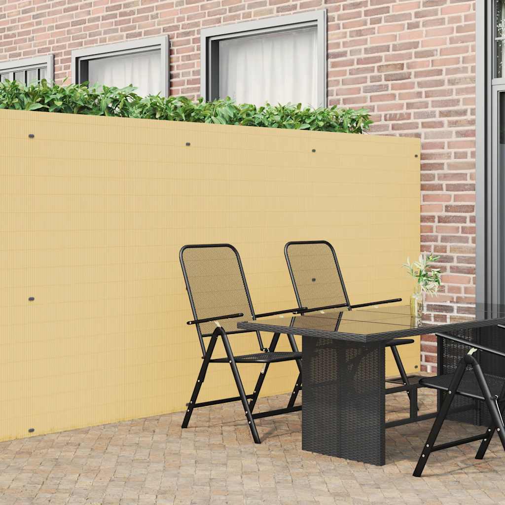 Garden Fence Double-Sided Yellow 1.8x3 m PVC