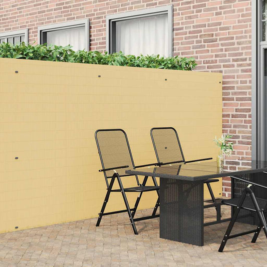 Garden Fence Double-Sided Yellow 1.8x3 m PVC