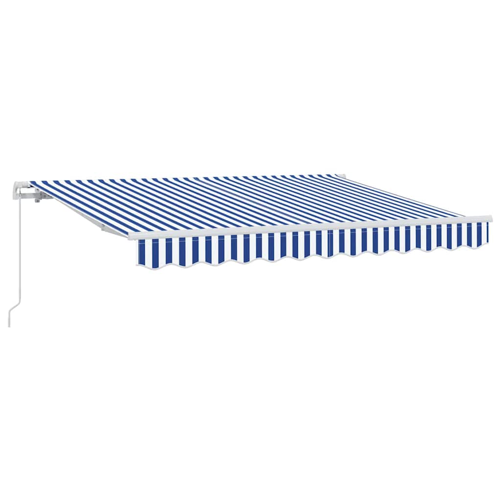 Retractable Awning Blue 250 x 200 cm Fabric