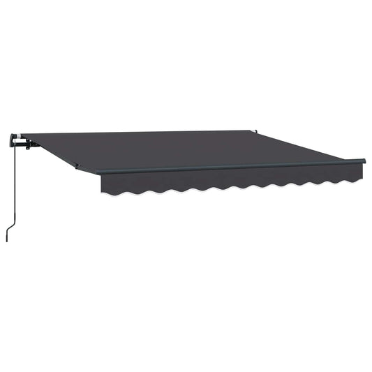 Retractable Awning Anthracite 250 x 200 cm Fabric