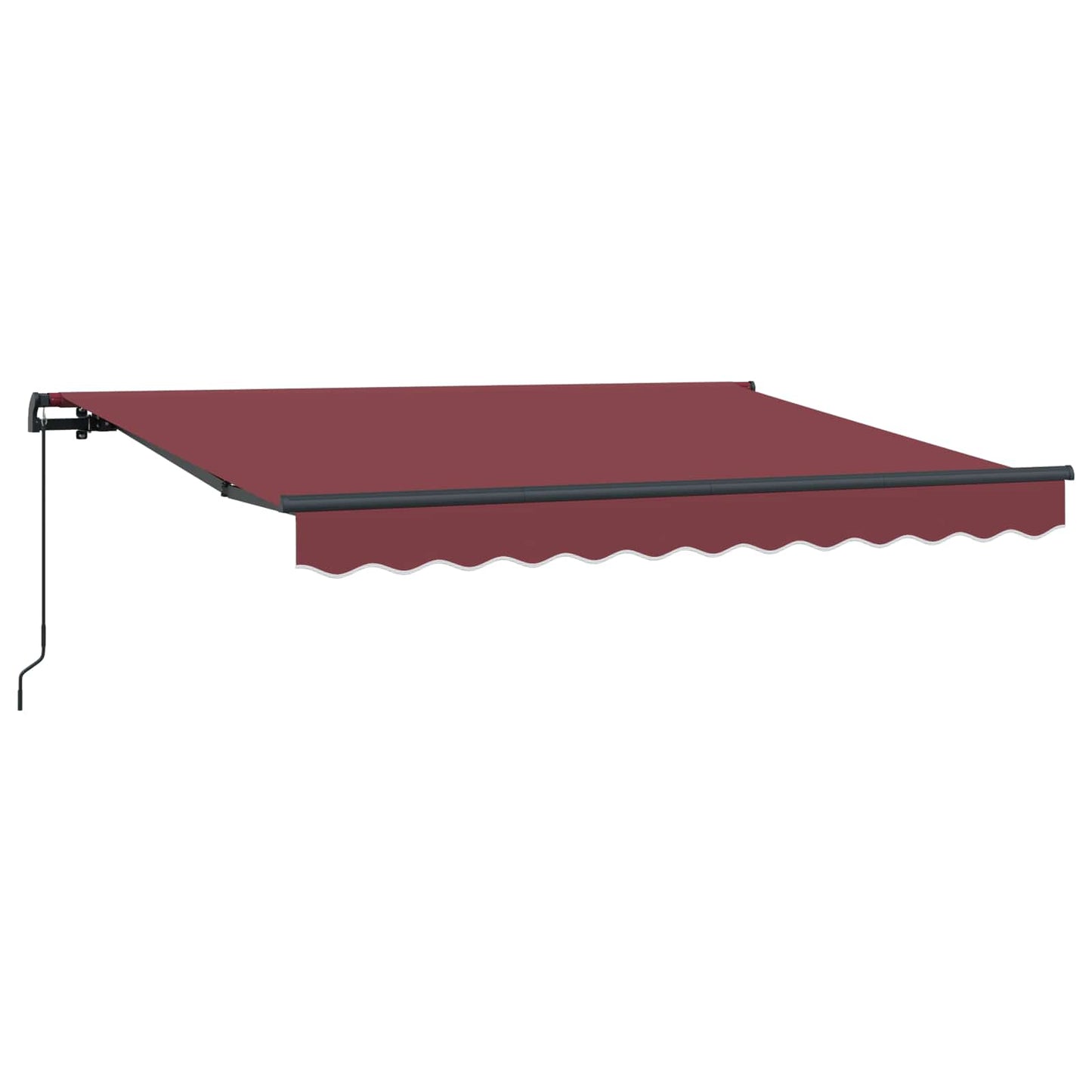 Retractable Awning Burgundy 250 x 200 cm Fabric