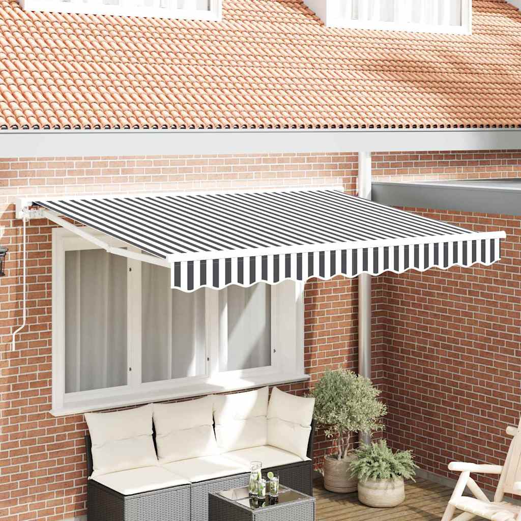 Awning Frame Anthracite and White 250 x 200 cm