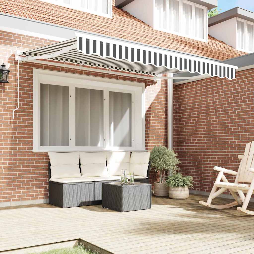 Awning Frame Anthracite and White 250 x 200 cm