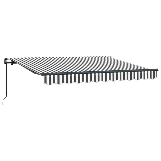 Retractable Awning Anthracite 250 x 200 cm Fabric