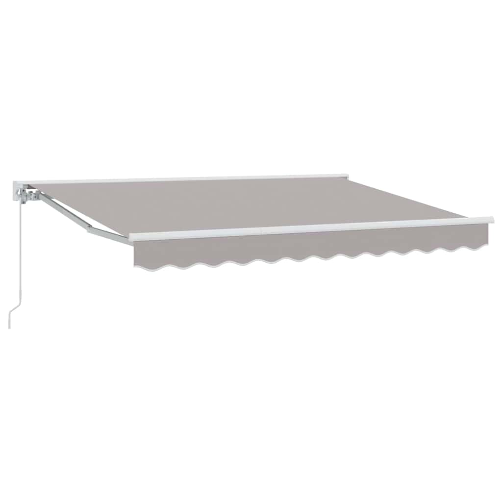 Awning Frame Light Grey 250 x 200 cm Polyester with PU coating