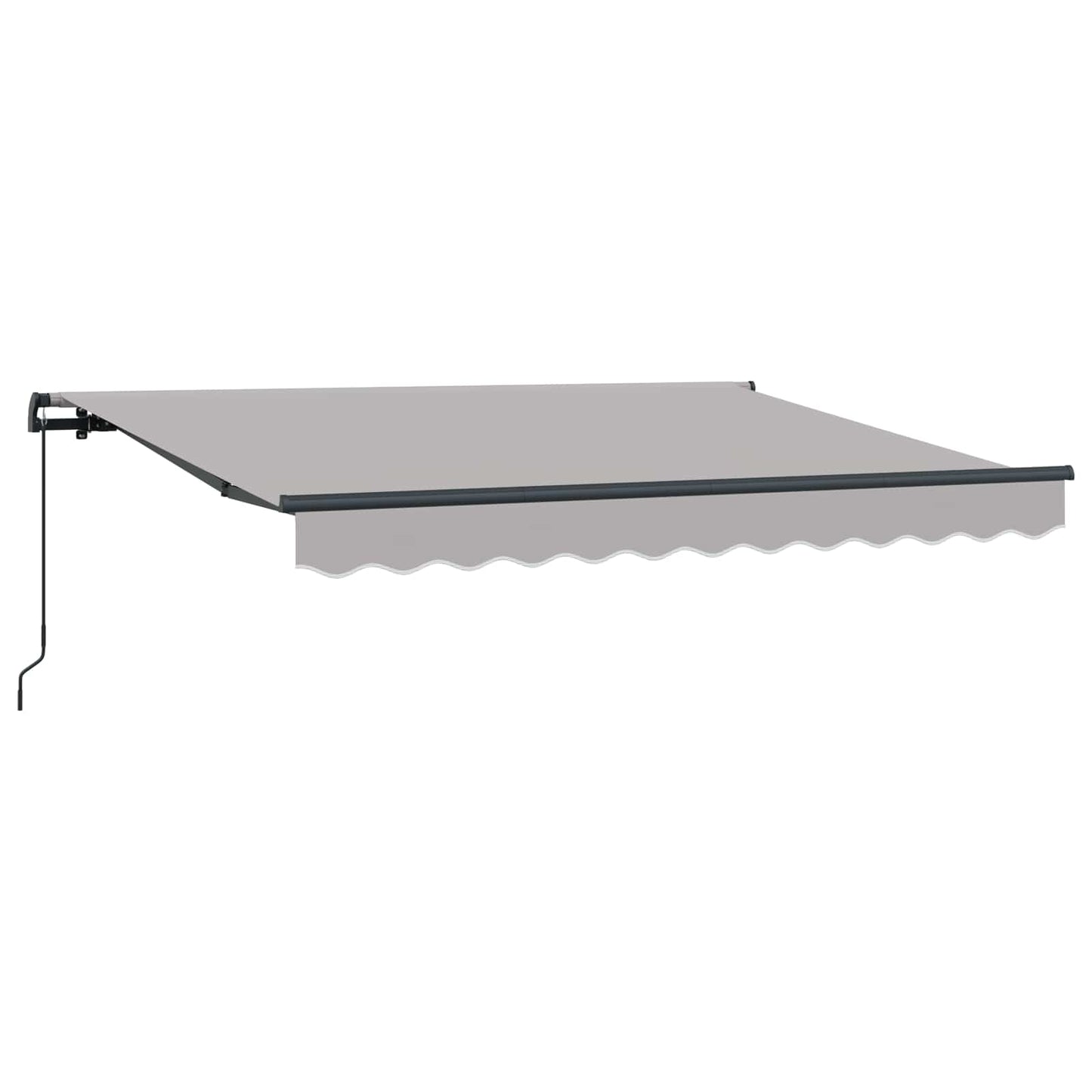 Retractable Awning Light Grey 250 x 200 cm Fabric