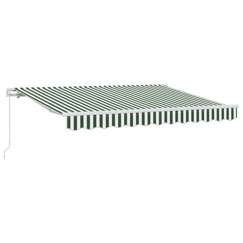 Retractable Awning Green 250 x 200 cm Fabric