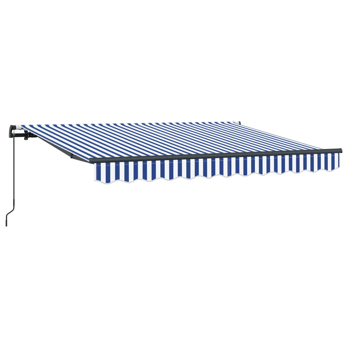 Retractable Awning Manual Blue 300 x 200 cm Fabric