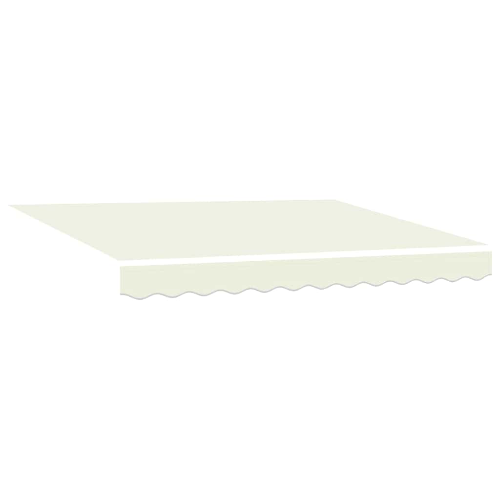 Retractable Awning Cream 300 x 200 cm Polyester and Aluminium