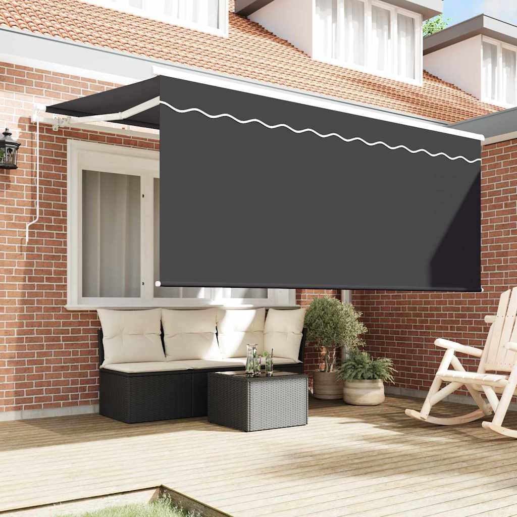 Retractable Awning Anthracite 300 x 200 cm Fabric