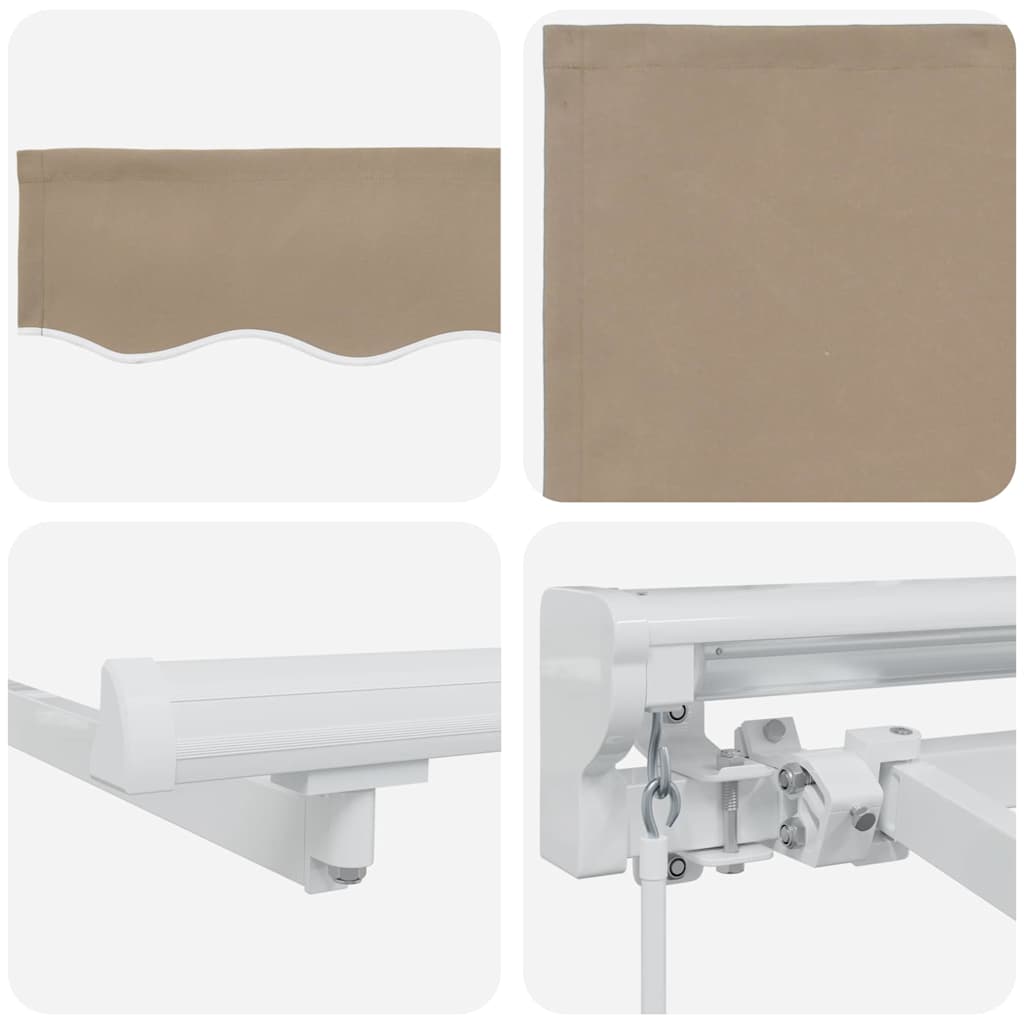 Awning Frame Beige 300 x 200 cm Polyester with PU coating