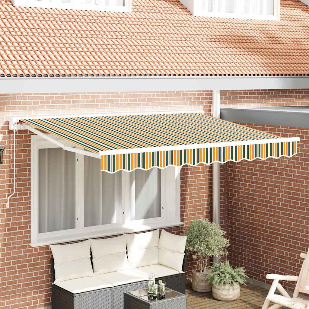 Awning Frame Green and Yellow 300 x 200 cm